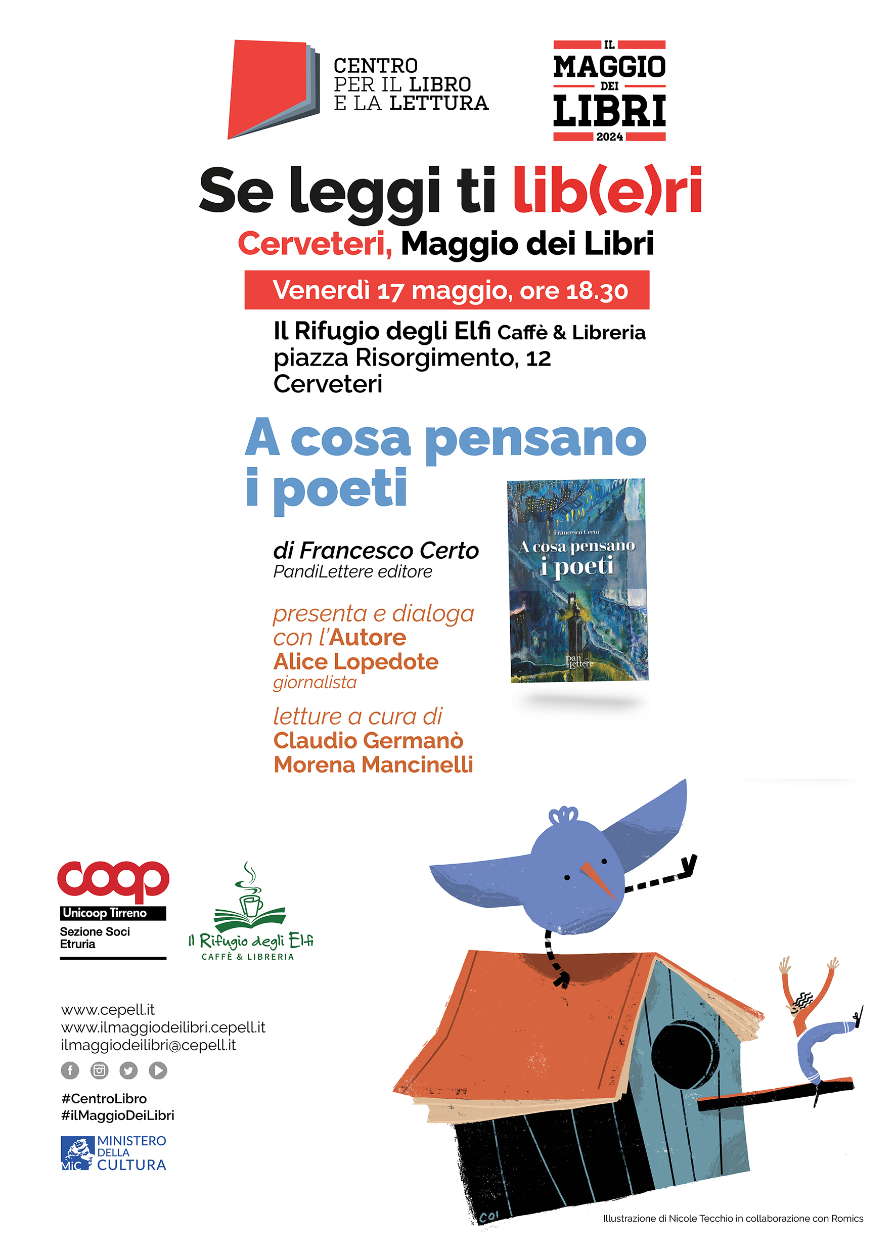 Presentazione del libro "A cosa pensano i poeti" di Francesco Certo a Cerveteri