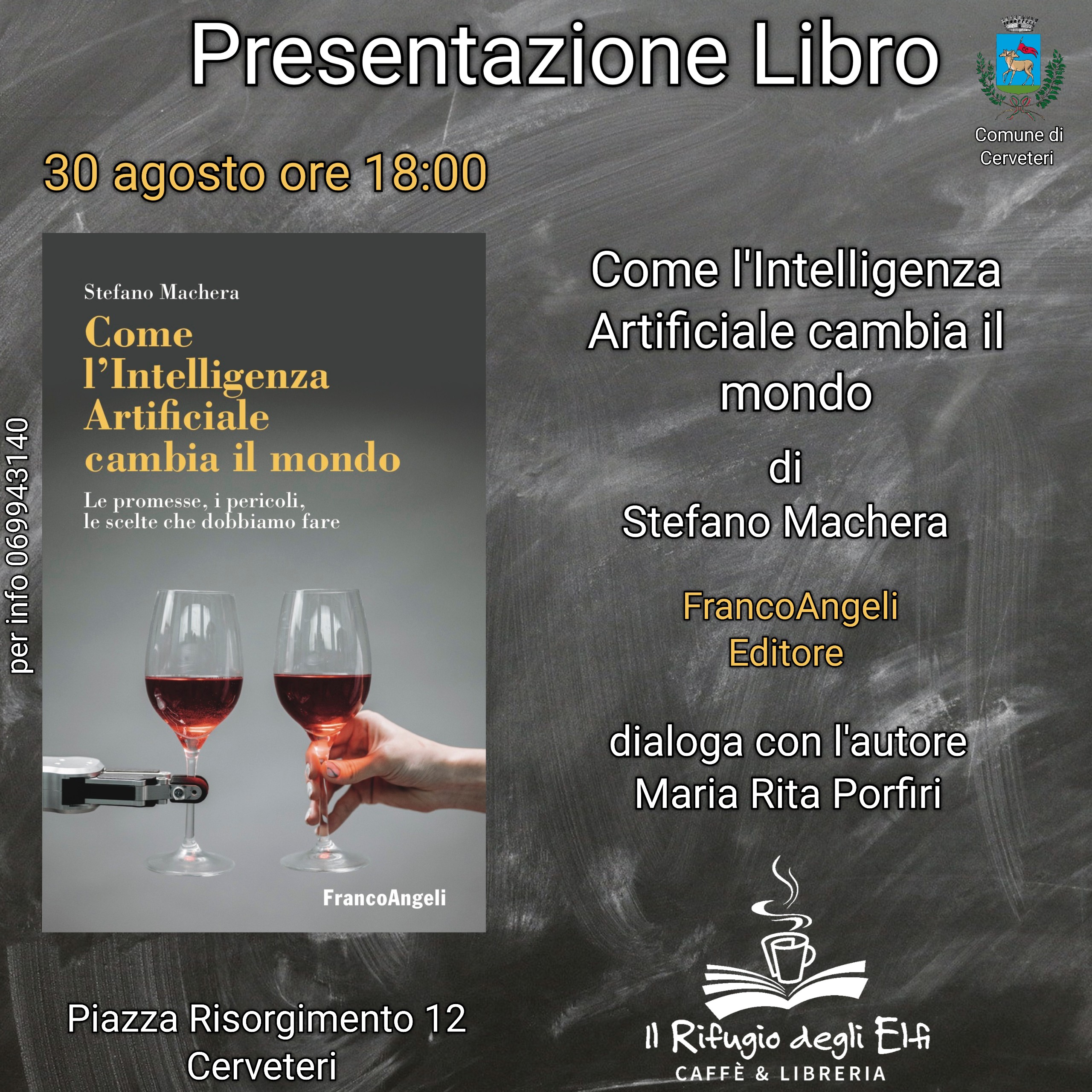 Presentazione del libro "Come l’Intelligenza Artificiale cambia il mondo" di Stefano Machera