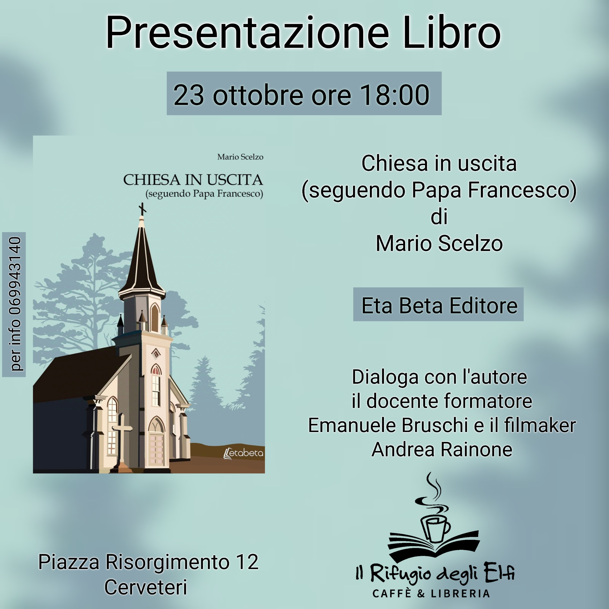 Presentazione del libro "Chiesa in uscita, seguendo Papa Francesco" di Mario Scelzo, Eta Beta Editore